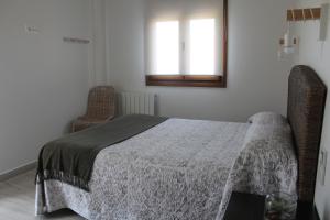 Postel nebo postele na pokoji v ubytování Gazteategi