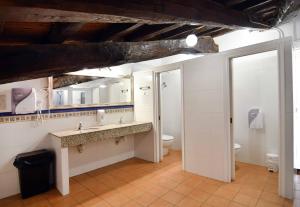 Koupelna v ubytování Hostal l'Estrella