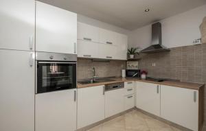 Kuchyň nebo kuchyňský kout v ubytování Apartment Kristina