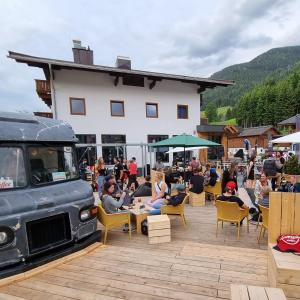 Widok na góry z tego hostelu