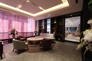 Posezení v ubytování KOKO HOTEL Tsukiji Ginza