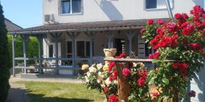 Vonkajšia záhrada v ubytovaní Villa Harmónia