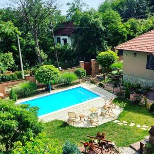 una piscina nel cortile di una casa di Etno kuća Todorović a Smederevo
