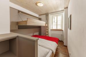 Bunk bed o mga bunk bed sa kuwarto sa Easyapartments Altstadt 1