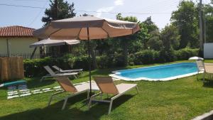 Πισίνα στο ή κοντά στο Stelios House