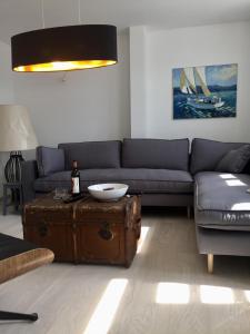 Posezení v ubytování VILLA IL BLU direkt am Meer