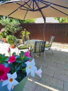 Vonkajšia záhrada v ubytovaní Ferienwohnung Marina