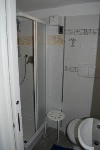 Koupelna v ubytování Perla B&b