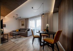 Et sittehjørne på Apartament z klimatyzacją, Biłgoraj