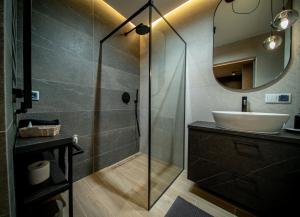 Kúpeľňa v ubytovaní Apartament z klimatyzacją, Biłgoraj + 6 fotografií