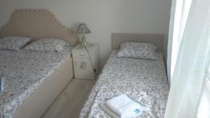 Letto o letti in una camera di Castle de Dios