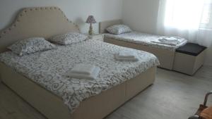 Letto o letti in una camera di Castle de Dios