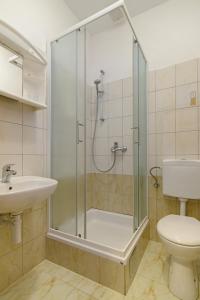 Koupelna v ubytování B&B Maris Srima