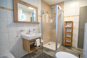 Koupelna v ubytování Appartement Sandra