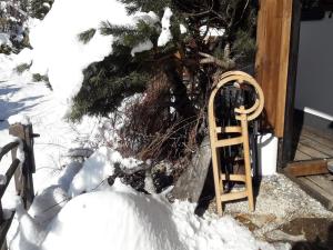 Obiekt Alm-Ferienhaus Gaisegg am Klippitztörl zimą