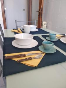 Príslušenstvo na prípravu kávy alebo čaju v ubytovaní Casa Lucia