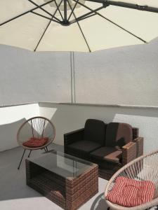 Posezení v ubytování Apartment Premantura