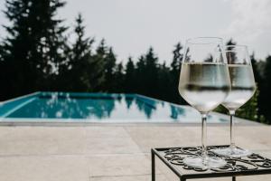 Bazén v ubytování Landhaus K07 nebo v jeho okolí