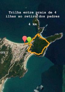 Apgyvendinimo įstaigos Hospedaria Canto do Morro vaizdas iš viršaus