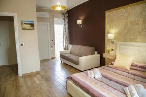 Posezení v ubytování Home Syrakos B&B + 32 fotografií
