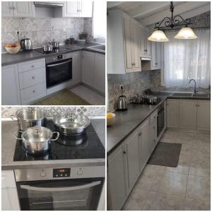 A kitchen or kitchenette at Elia by the sea