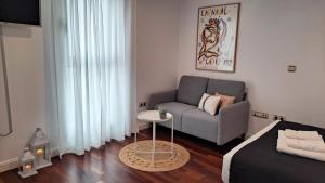 A seating area at Alameda11