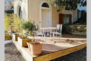 Zahrada ubytování Gîte indépendant dans villa entre mer et maquis