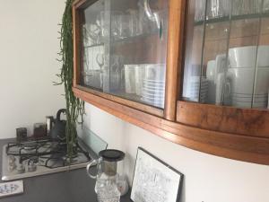 Kuchyňa alebo kuchynka v ubytovaní Apartamenty Miły - Gdynia Redłowo