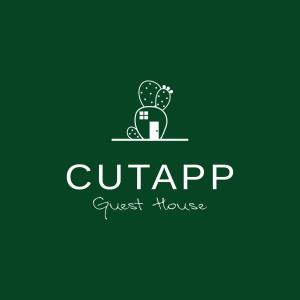 un logo della struttura coriandolo su sfondo verde di Cutapp Guest House a Catania