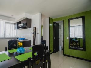 Χώρος καθιστικού στο Apartamento Parque del Café