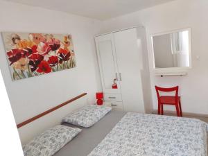 Postel nebo postele na pokoji v ubytování Apartments Villa Antony