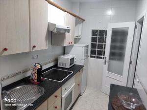 Kuchyň nebo kuchyňský kout v ubytování Apartamentos avda juan Carlos