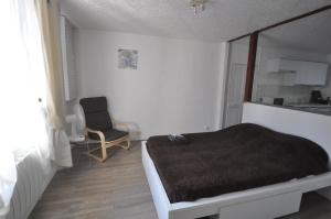 Postel nebo postele na pokoji v ubytování sassenage au pied du Vercors 2 appartements