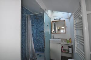 Koupelna v ubytování sassenage au pied du Vercors 2 appartements