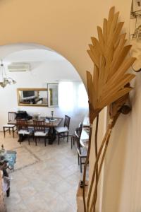 Kuchnia lub aneks kuchenny w obiekcie Κυκλαδίτικη βίλα στην Παραλία Αντώνηδες, Κύθνου