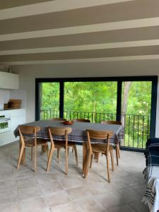 A balcony or terrace at Casa de camp Les Tretes