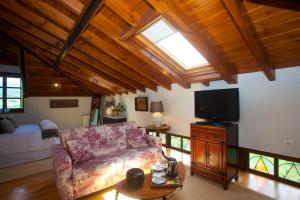 A seating area at Casona de Indias