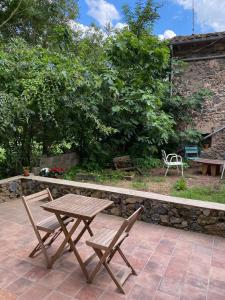 A garden outside Casa de camp Les Tretes