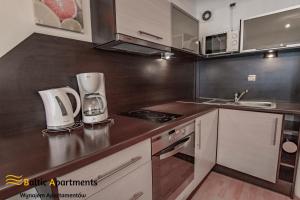 Kuchnia lub aneks kuchenny w obiekcie Baltic Apartments - Rezydencja Bursztyn
