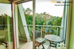 Balkon lub taras w obiekcie Baltic Apartments - Rezydencja Bursztyn