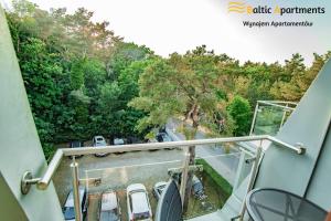 Balkon lub taras w obiekcie Baltic Apartments - Rezydencja Bursztyn