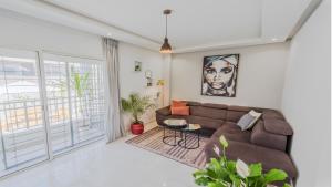 Zona d'estar a Stayhere Rabat - Agdal 1 - Comfort Residence