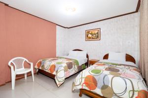 Letto o letti in una camera di Hostal Rossy
