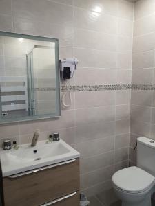 Koupelna v ubytování Ma Petite Auberge