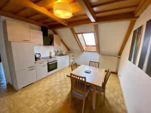 Köök või kööginurk majutusasutuses Haus Sonnsitzer