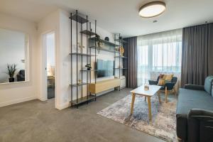 Posezení v ubytování Nobile apartment - Coral Residence complex with parking & pool