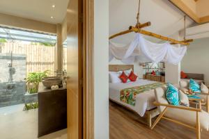 Cama ou camas em um quarto em Pax Ana Doc Let Resort & Spa