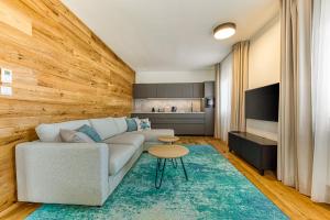 TV a/nebo společenská místnost v ubytování Apartmány Filipovice