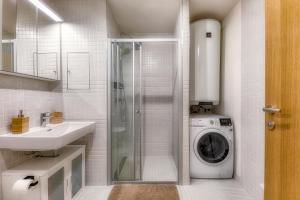 Koupelna v ubytování Apartmány Filipovice