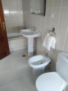 Koupelna v ubytování HOSTAL RESIDENCIA PRESIDENTE